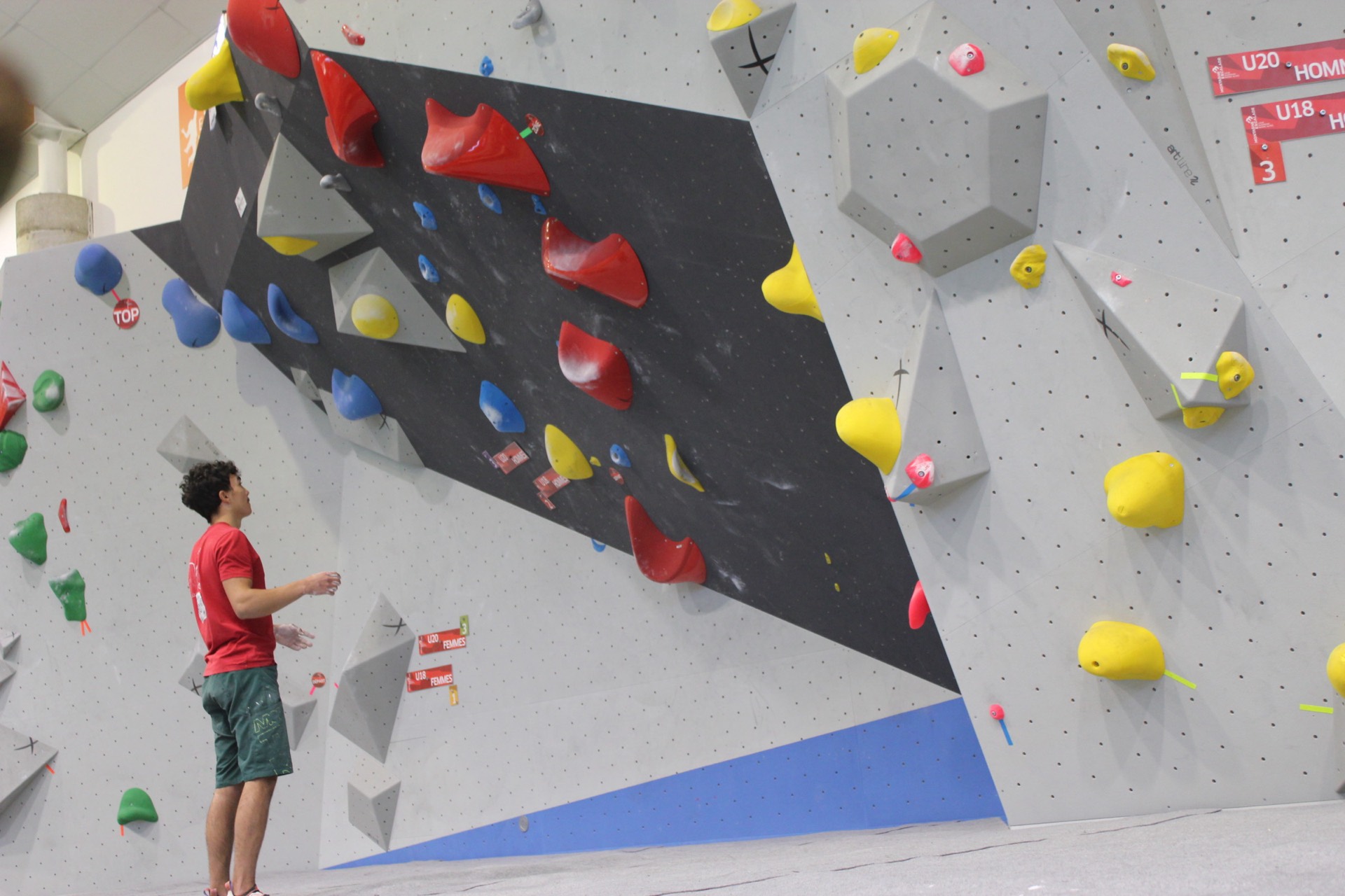 Compétition d'escalade à Marignier